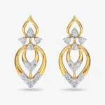 Beautiful Diamond Stud Eulla Earring Rose Gold