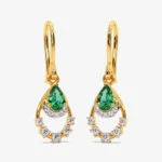 Verdant Splendour Diamond Dangle Earrings