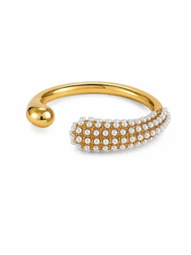 Adjustable Pearl Ring
