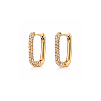 Studded Hoop Earrings