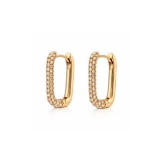 Studded Hoop Earrings