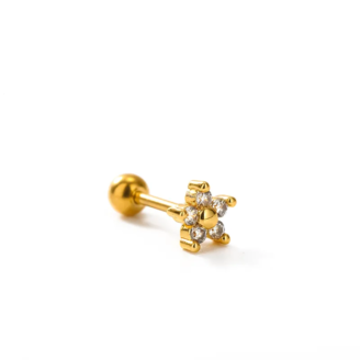 18K Gold Plated Stainless Steel Ear stud