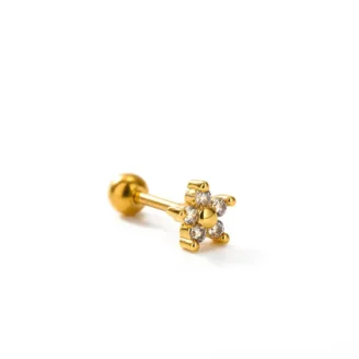 18K Gold Plated Stainless Steel Ear stud