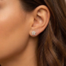 Flora 18K Gold Plated Stud Earrings Earrings  